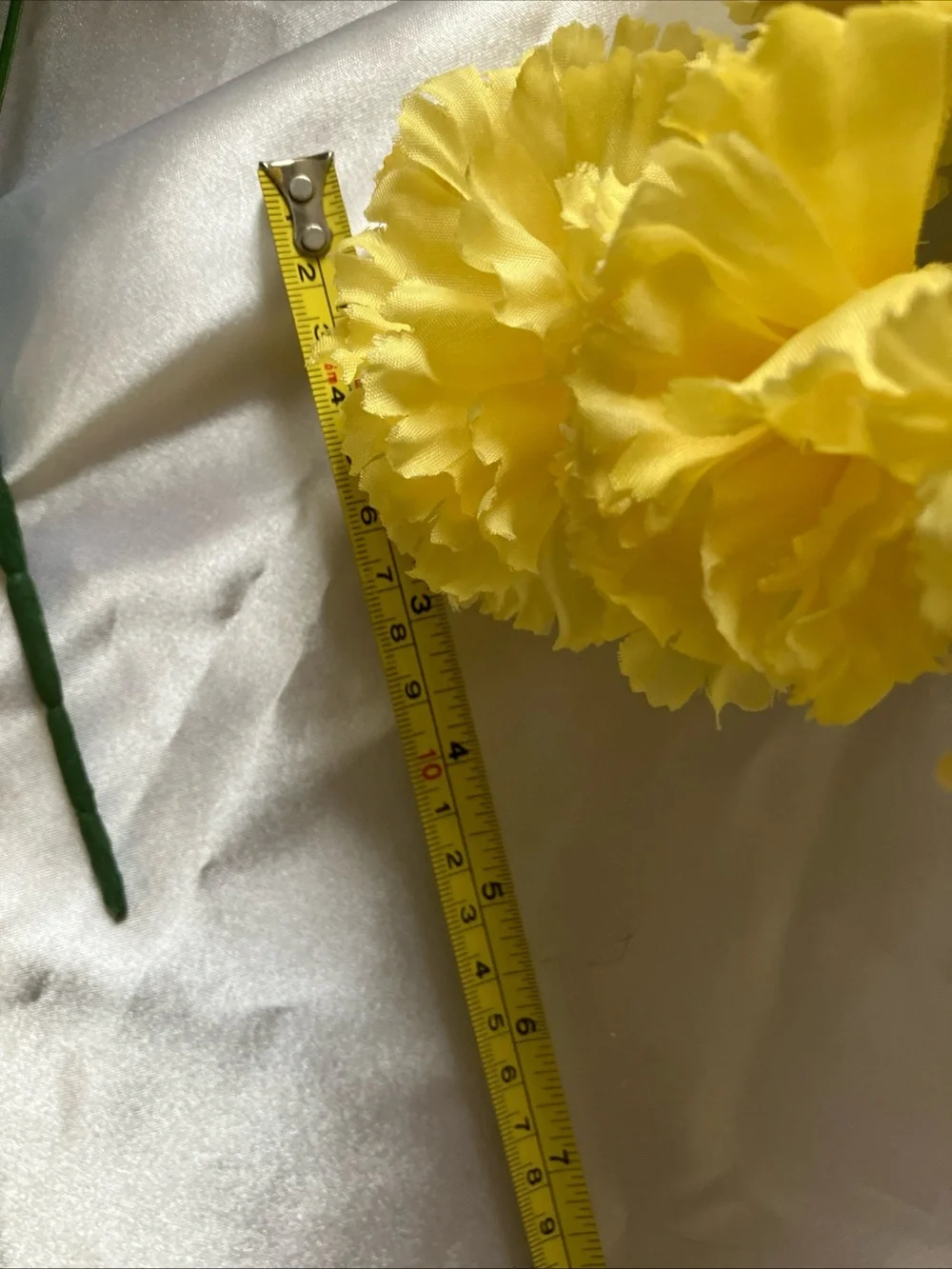 New 10 Bunches of Artificial Yellow Carnation Bouquet